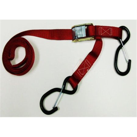 TOTALTURF 1 in. x 6 ft. Utility Tie Down Strap With Keeper TO2665683